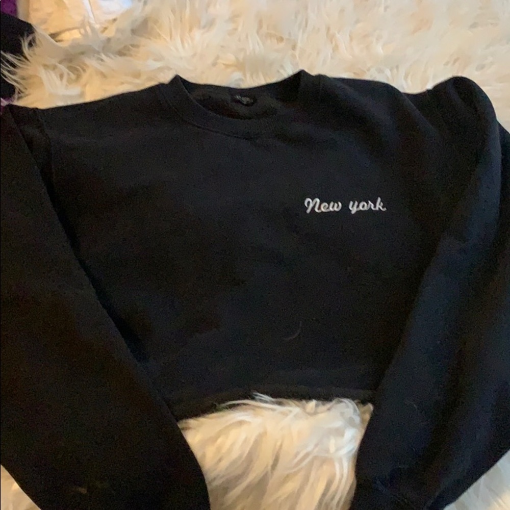 brandy melville cropped hoodie